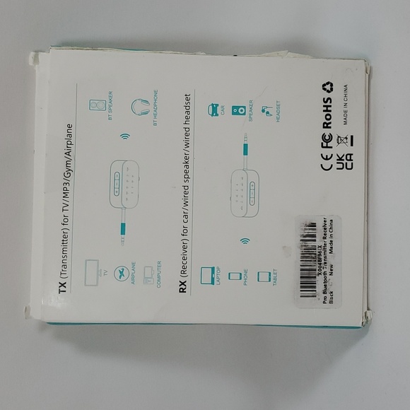 Pro Bluetooth Transmitter Receiver,2-in-1 Airplane Bluetooth 5.4 Adapter - Picture 8 of 16